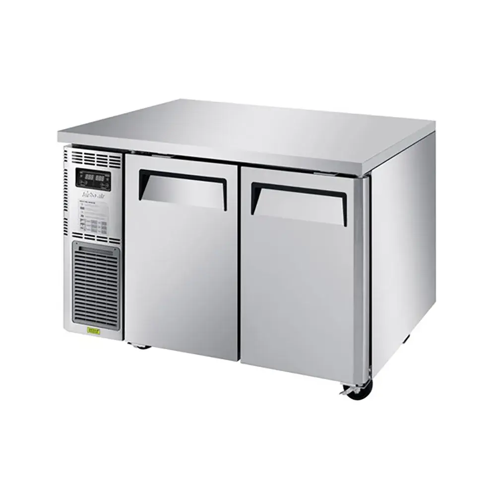 Turbo Air JURF-48-N 47 1/4" W Undercounter Refrigerator/Freezer w/ (2) Section & (2) Door, 115v
