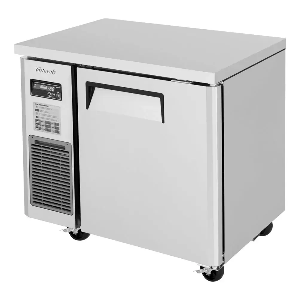 Turbo Air JUF-36S-N 35 3/8" W Undercounter Freezer w/ (1) Section & (1) Door, 115v
