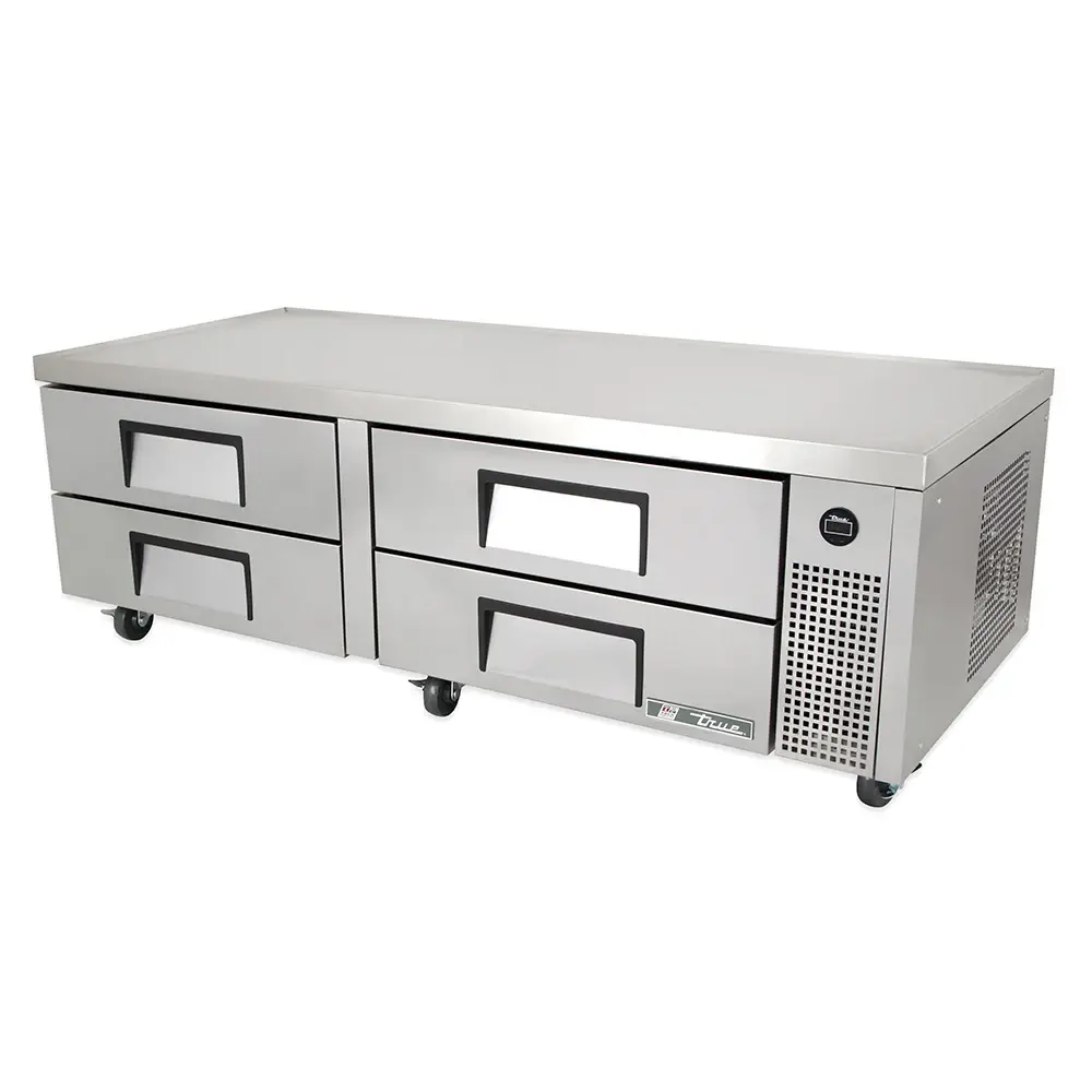 True TRCB-72-HC 72 5/16" Chef Base w/ (4) Drawers - 115v