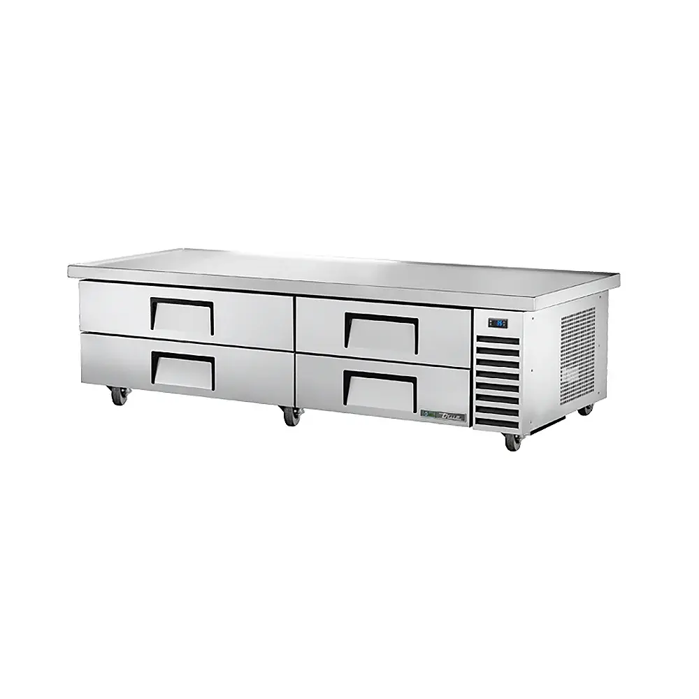 True TRCB-82-86-HC 86 1/4" Chef Base w/ (4) Drawers - 115v