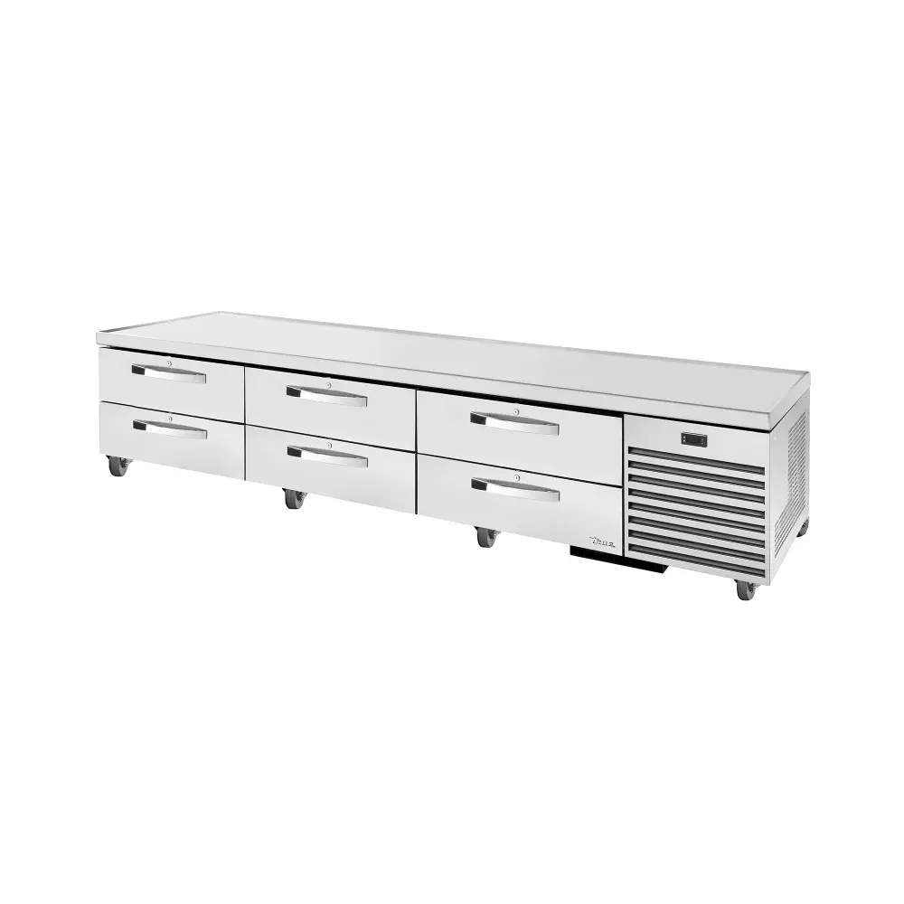 True TRCB-110-HC~SPEC3 110" Chef Base w/ (6) Drawers - 115v