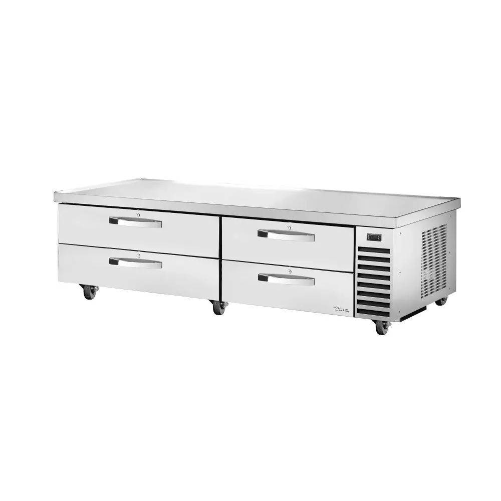 True TRCB-82-84-HC~SPEC3 84" Chef Base w/ (4) Drawers - 115v