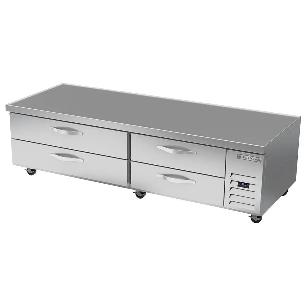Beverage-Air WTRCS84HC 84" Hydrocarbon Series Chef Base w/ (4) Drawers - 115v