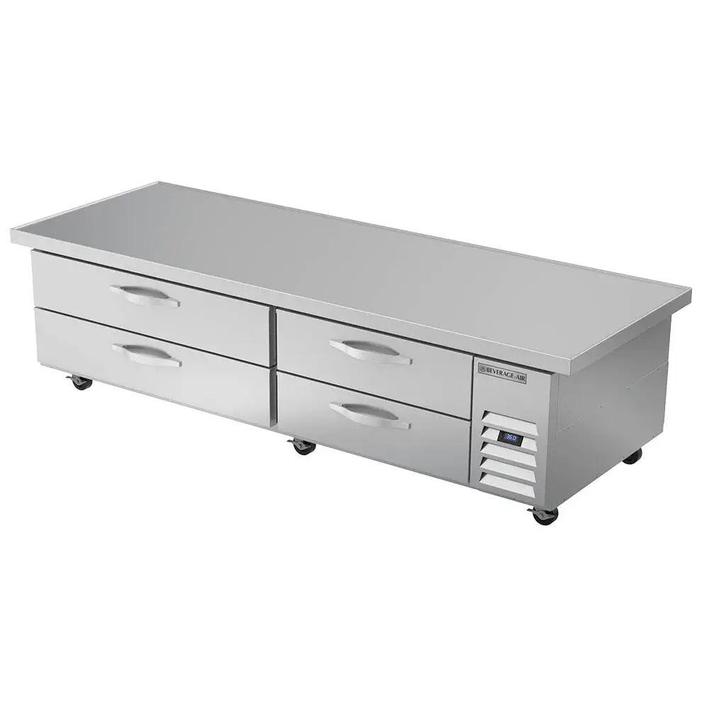 Beverage-Air WTRCS84HC-89 89" Hydrocarbon Series Chef Base w/ (4) Drawers - 115v
