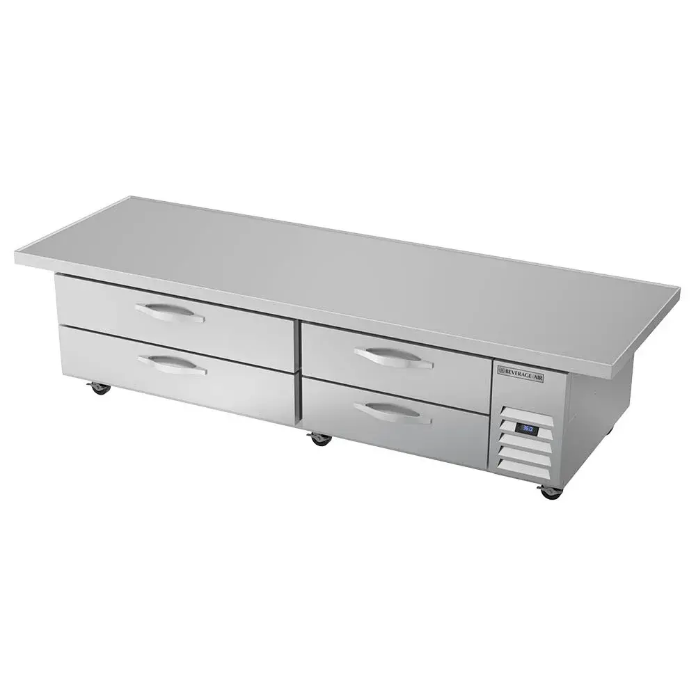Beverage-Air WTRCS84HC-96 96" Hydrocarbon Series Chef Base w/ (4) Drawers - 115v