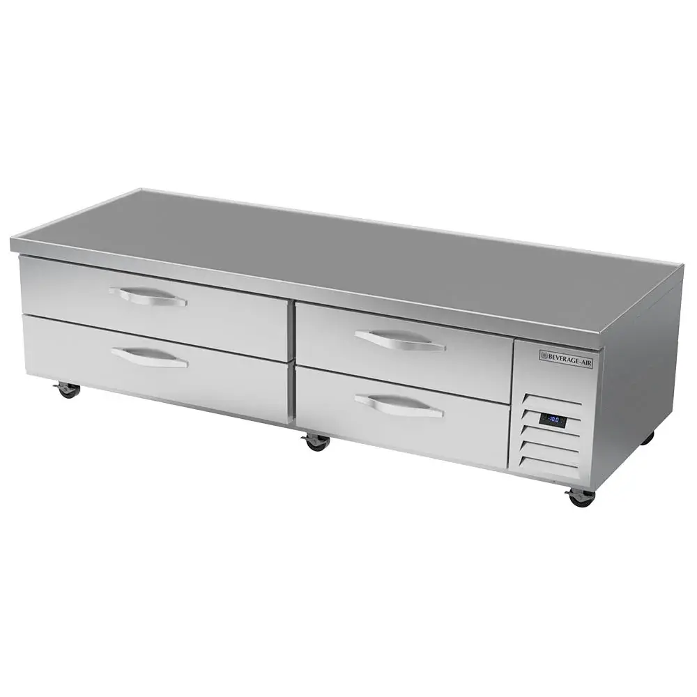 Beverage-Air WTFCS84HC 84" Hydrocarbon Series Chef Base Freezer w/ (4) Drawers - 115v