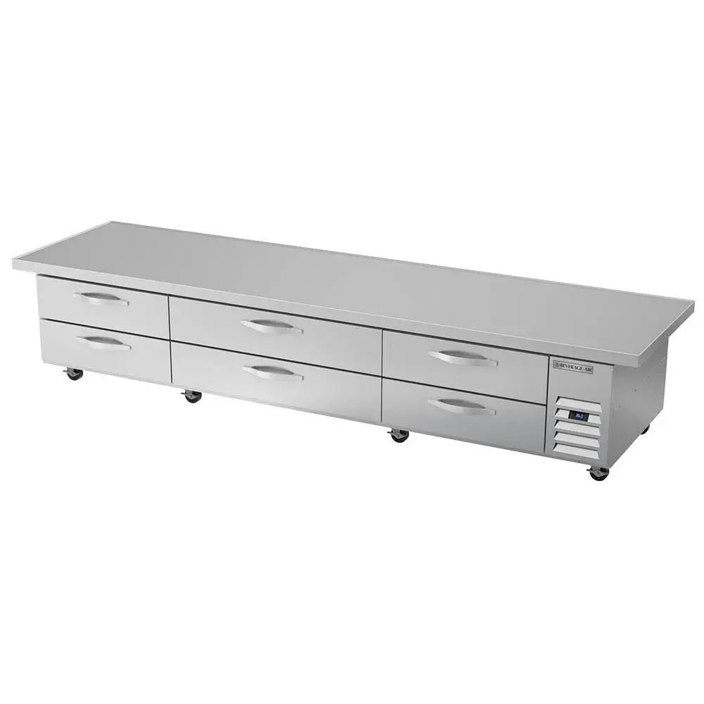 Beverage-Air WTRCS112HC-120 120" Hydrocarbon Series Chef Base w/ (6) Drawers - 115v
