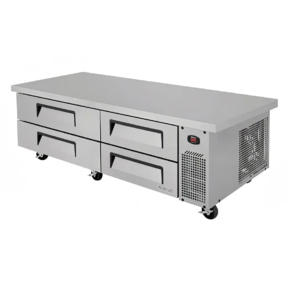 Turbo Air TCBE-72SDR-E-N 78" Super Deluxe Chef Base w/ (4) Drawers - 115v