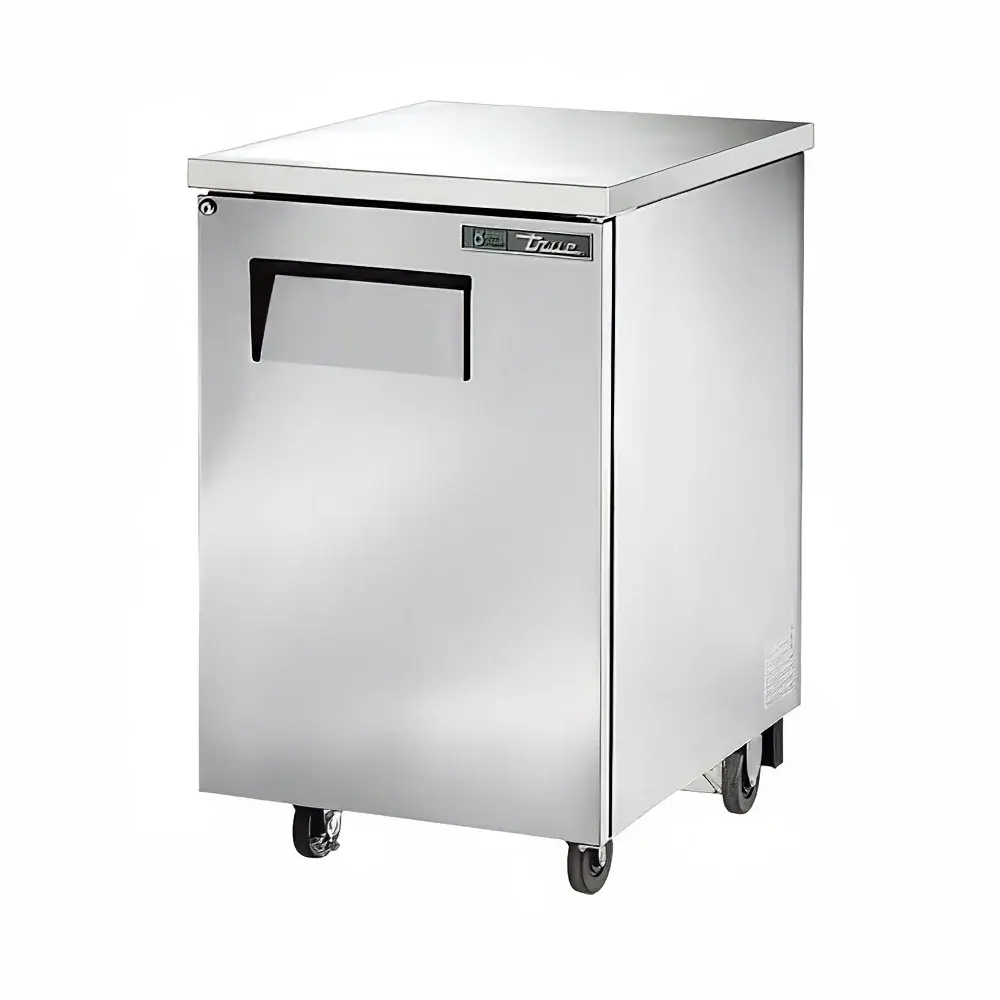 True TBB-1-S-HC 23 1/2" Bar Refrigerator - 1 Swinging Solid Door, Stainless, 115v