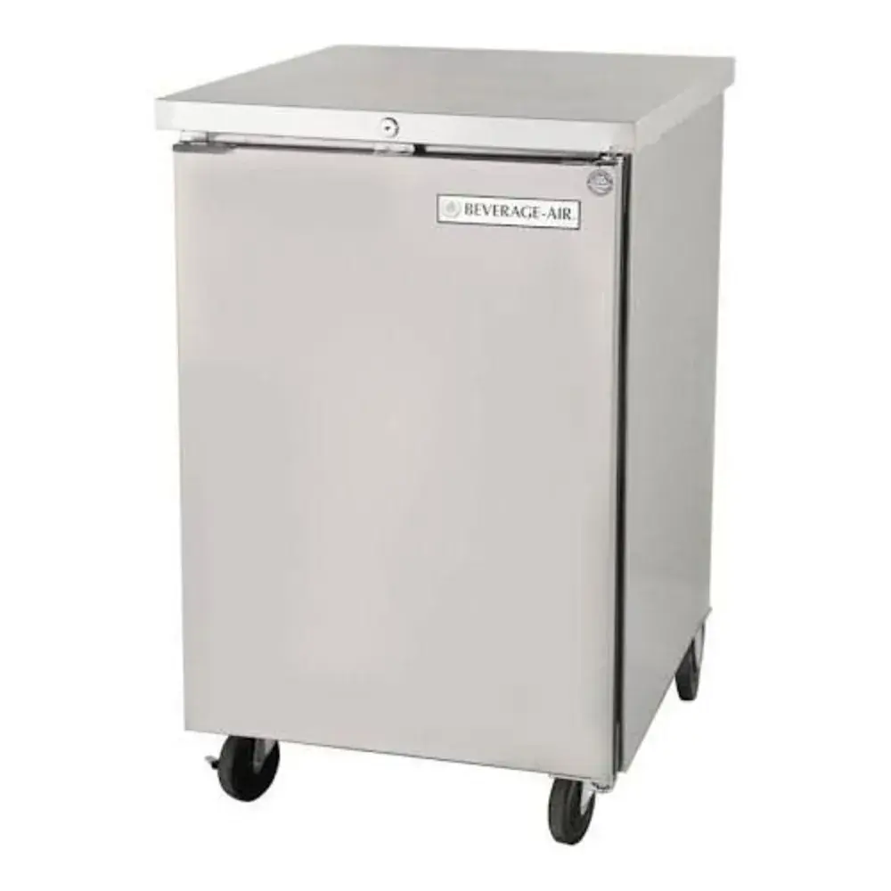Beverage-Air BB24HC-1-S 24" Bar Refrigerator - 1 Swinging Solid Door, Stainless, 115v