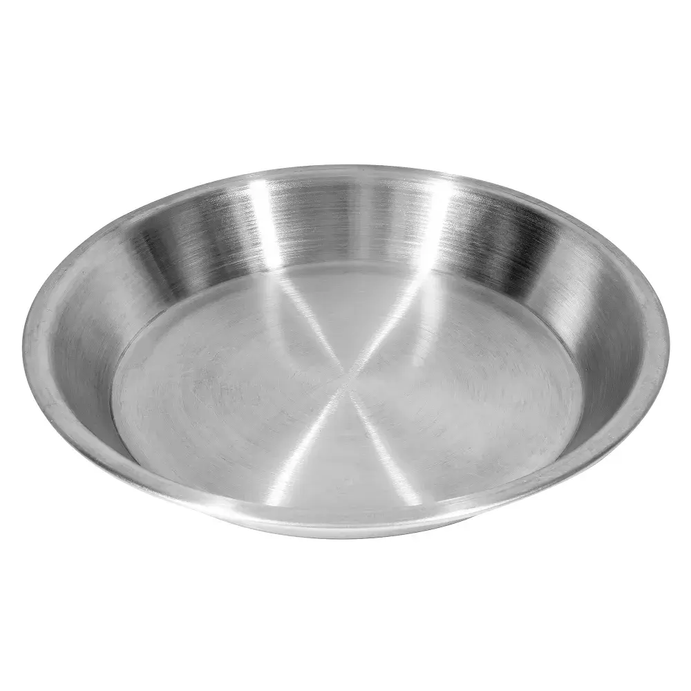 Winco APPL-9 9" Round Pie Pan, Aluminum