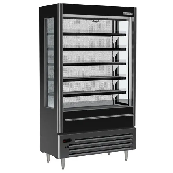 Beverage-Air VMHCSL-18-1-B VueMax 47" Black Air Curtain Merchandiser
