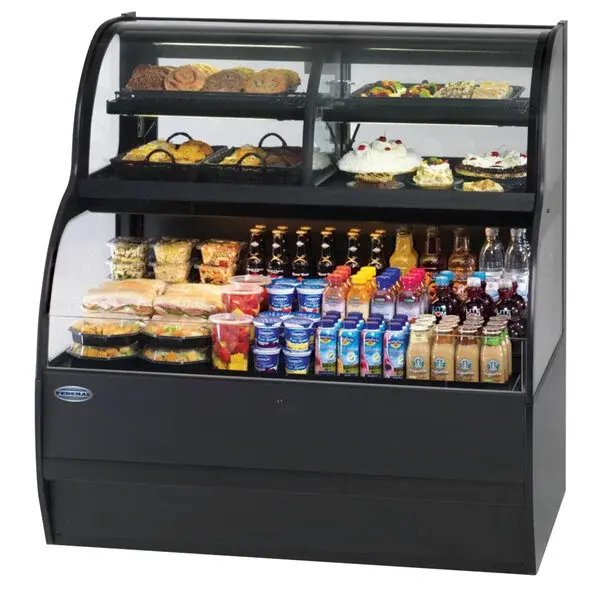 Federal Industries SSRC-5052 50" Dual Service Dual Temperature Merchandiser