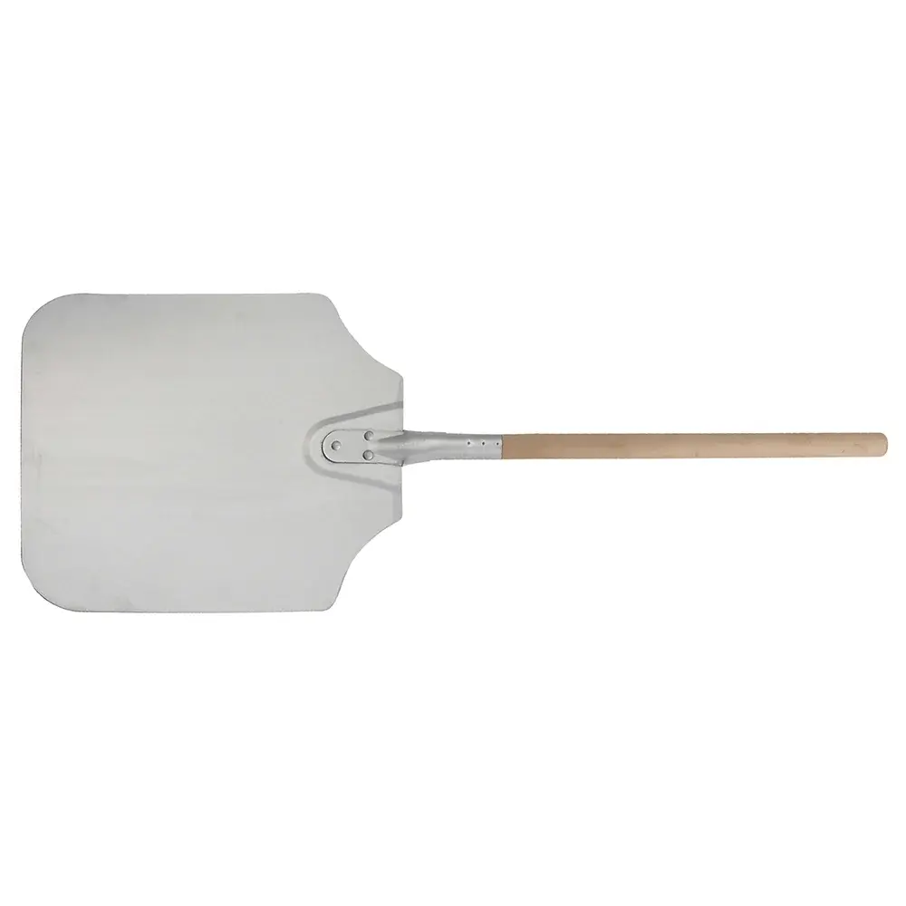 Winco APP-18L 36" Pizza Peel w/ 18" x 16" Aluminum Blade, Wood Handle