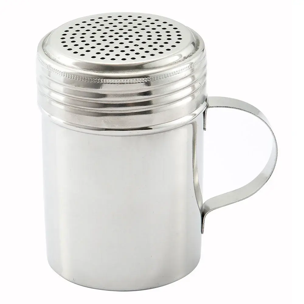 Winco DRG-10 10 oz Dredge w/ Handle, Stainless