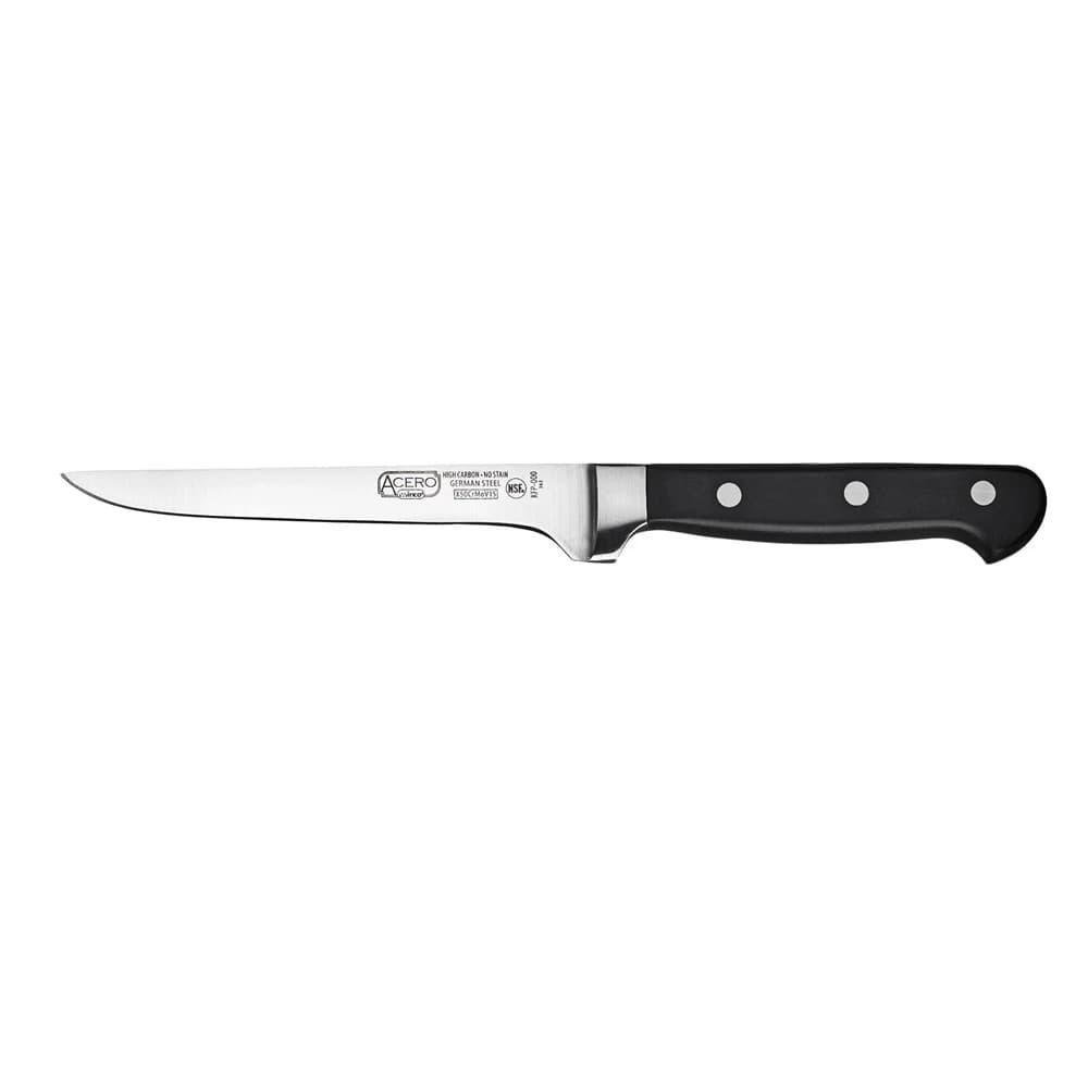 Winco KFP-61 6-in Boning Knife - Forged Carbon Steel, POM Handle, Black Write a Review!KaTom #: 080-KFP61 • MPN: KFP-61