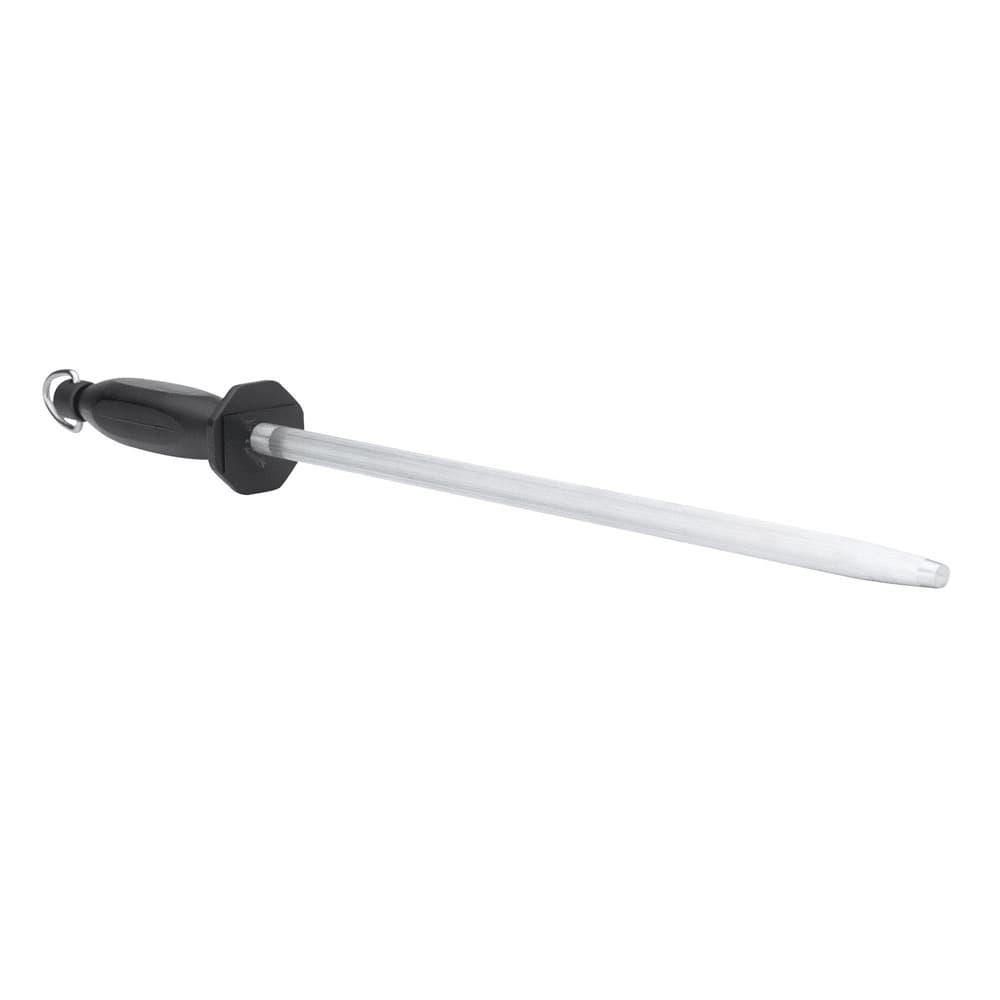 Winco K-34S 14" Round Premium Sharpening Steel w/ Ergonomic Polypropylene Handle