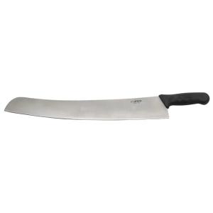 Winco KPP-18 18" Pizza Knife w/ Black Plastic Handle, Stainless Steel