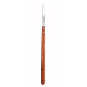 Winco KPF-210 21" Pot Fork w/ Wood Handle