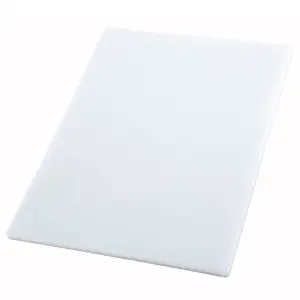 Winco CBWT-610 Cutting Board, 6 x 10 x 1/2", White