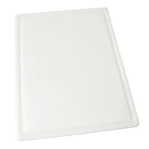 Winco CBI-1218 Grooved Cutting Board, 12 x 18 x 1/2", White