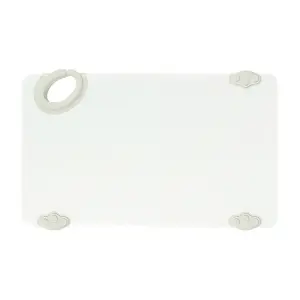 Winco CBN-610WT Plastic Cutting Board - 6" x 10", White
