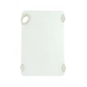 Winco CBN-1218WT Plastic Cutting Board - 12" x 18", White