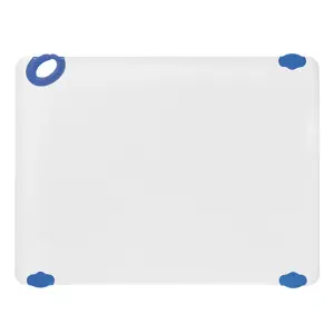Winco CBN-1824BU Plastic Cutting Board - 18" x 24", Blue