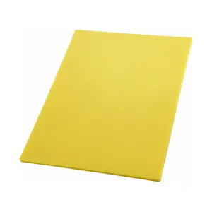 Winco CBYL-1520 Cutting Board - 15" x 20" x 1/2", Yellow