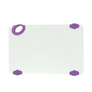 Winco CBN-1218PP Plastic Cutting Board - 12" x 18", Purple