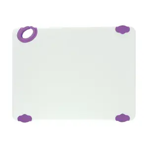 Winco CBN-1520PP Plastic Cutting Board - 15" x 20", Purple