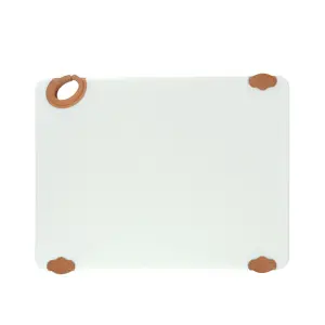 Winco CBN-1520BN Plastic Cutting Board - 15" x 20", Brown