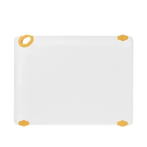 Winco CBN-1824YL Plastic Cutting Board - 18" x 24", Yellow