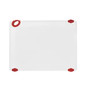 Winco CBN-1824RD Plastic Cutting Board - 18" x 24", Red