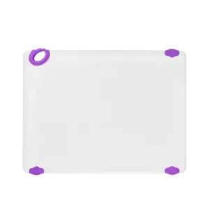 Winco CBN-1824PP Plastic Cutting Board - 18" x 24", Purple