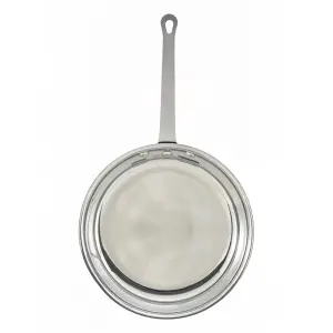 Winco AFP-8 8" Aluminum Frying Pan w/ Solid Metal Handle