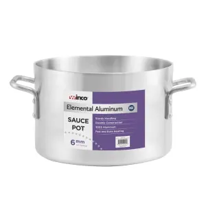 Winco AsHP-40 40 qt Aluminum Sauce Pot