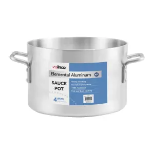 Winco ASSP-08 8 qt Aluminum Sauce Pot