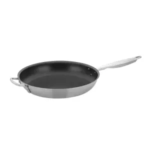 Winco TGFP-14NS 14" Non Stick Steel Frying Pan w/ Solid Metal Handle