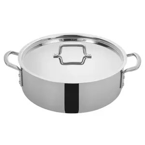 Winco TGBZ-14 14 qt Stainless Steel Braising Pot