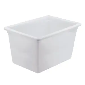 Winco PFFW-15 Food Storage Box - 26x18x15", Stackable, White
