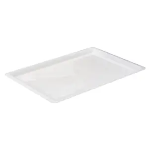 Winco PFFW-C Cover for PFFW Food Storage Boxes - 26" x 18", Polypropylene, White
