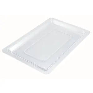 Winco PFSH-C Cover for Food Storage Container - 18" x 12", Clear