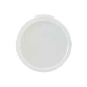 Winco PPRC-1222C Round Cover for 12, 18 & 22 qt Storage Containers - Polypropylene, White