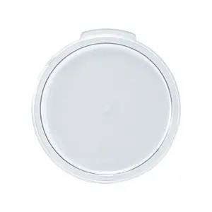 Winco PCRC-24C Round Cover for 2 & 4 qt Storage Containers - Polycarbonate, Clear