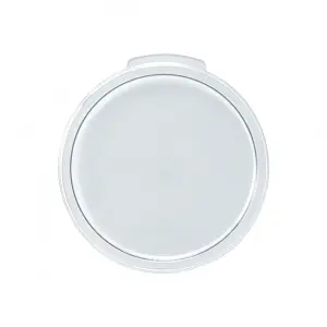 Winco PCRC-68C Round Cover for 6 & 8 qt Storage Containers - Polycarbonate, Clear