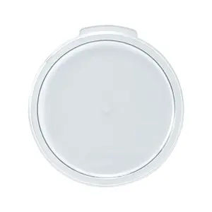 Winco PCRC-1222C Round Cover for 12, 18 & 22 qt Storage Containers - Polycarbonate, Clear