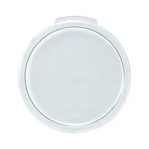 Winco PCRC-1C Round Cover for 1 qt Storage Containers - Polycarbonate, Clear