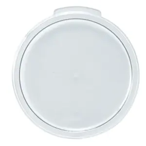 Winco PTRC-68C Round Cover for 6 & 8 qt Storage Containers, Polypropylene, Translucent