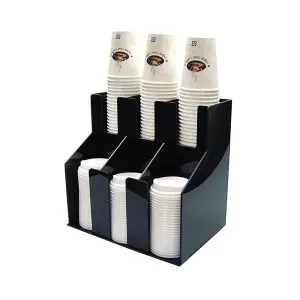 Winco CLO-3D Cup & Lid Organizer, (4) Compartment, All Cup Types